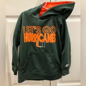 Russell Miami Hurricanes Hooded Sweatshirt